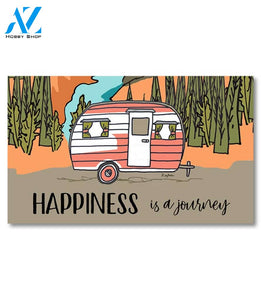 Happiness is a Journey Camper Doormat - 18" x 30"