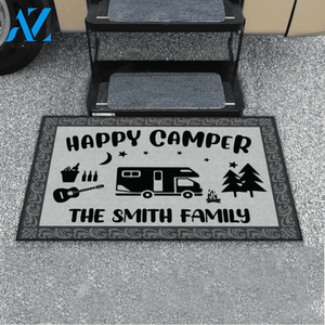 Happy Camper - Personalized Doormat