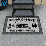 Happy Camper - Personalized Doormat