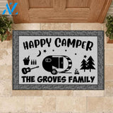 Happy Camper - Personalized Doormat