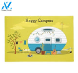 Happy Campers Doormat Welcome Mat Housewarming Gift Home Decor Funny Doormat Gift For Camper Lovers Gift For Friend Birthday Gift