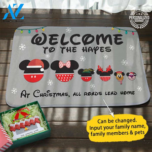 Happy Christmas Personalized Doormat