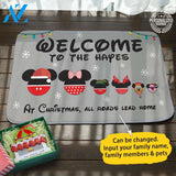 Happy Christmas Personalized Doormat