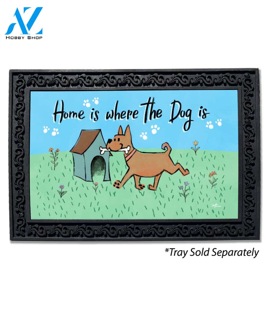 Happy Doghouse Home Doormat - 18" x 30"