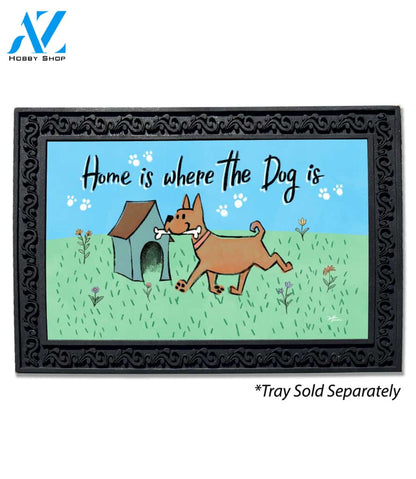 Happy Doghouse Home Doormat - 18" x 30"