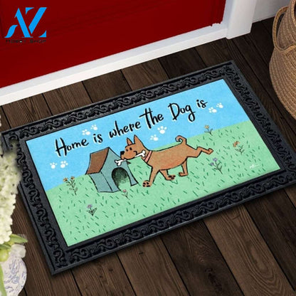 Happy Doghouse Home Doormat - 18" x 30"