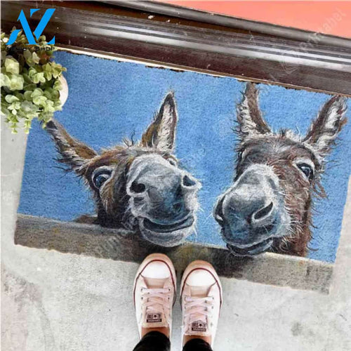 Happy Donkeys CLA1710127D Doormat