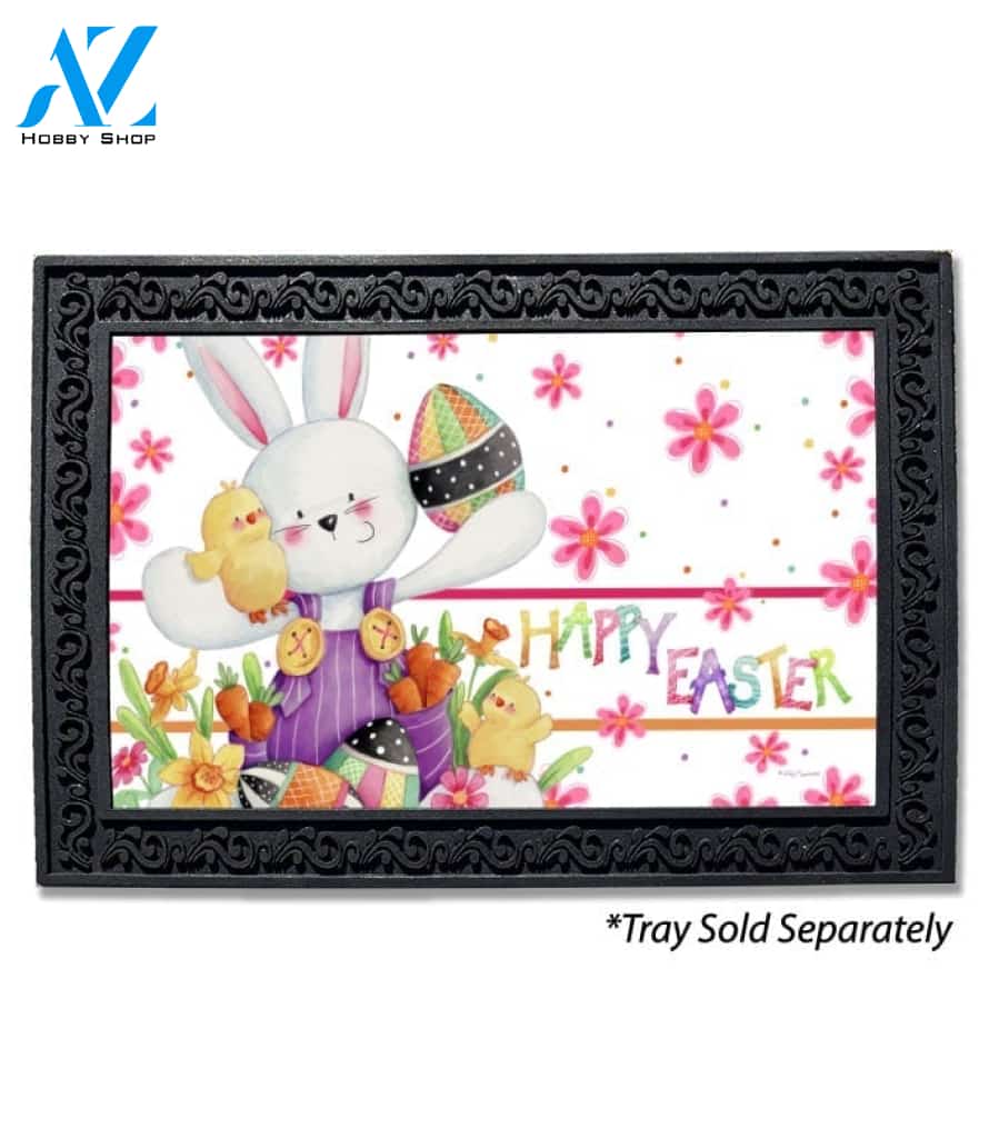 Happy Easter Fun Doormat - 18" x 30"