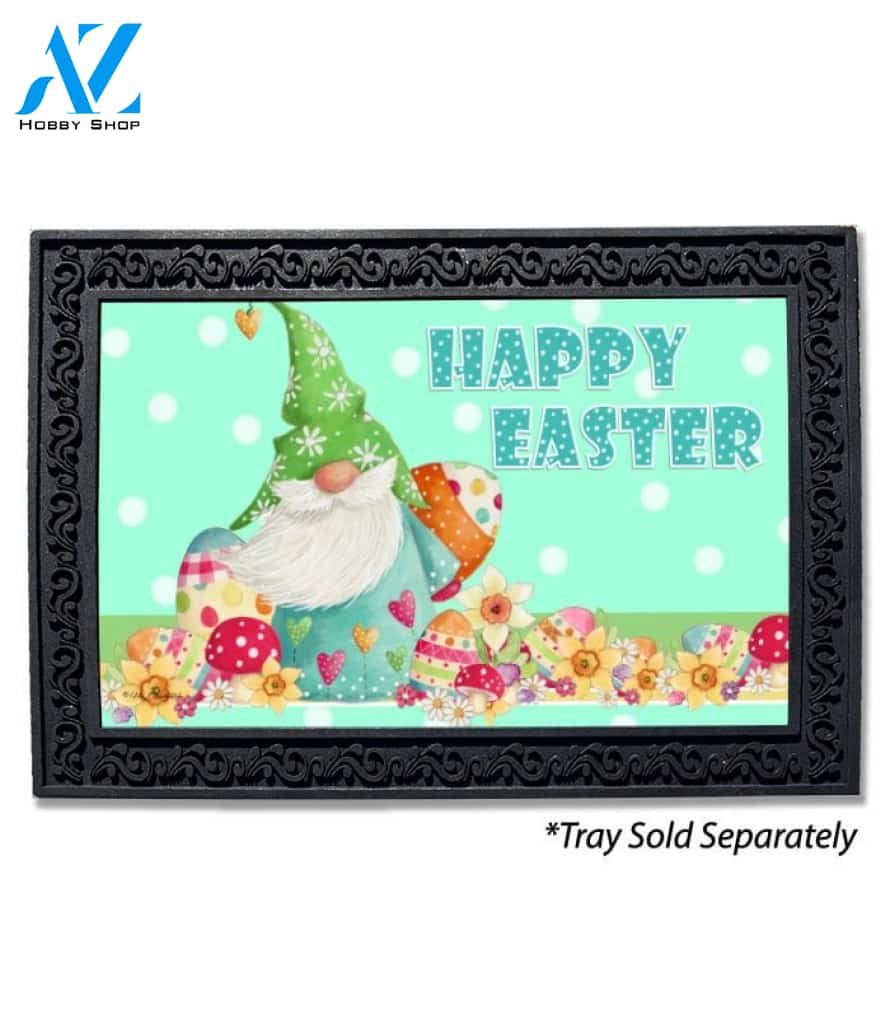 Happy Easter Gnome Doormat - 18" x 30"