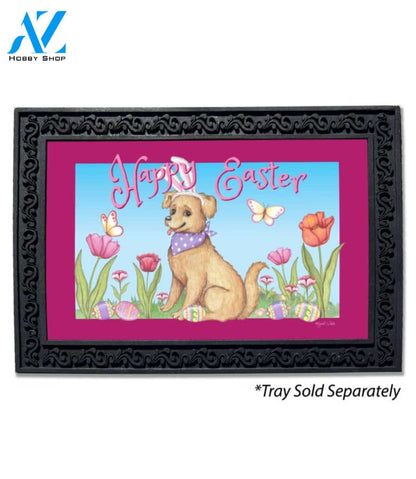 Happy Easter Spring Dog Doormat - 18" x 30"