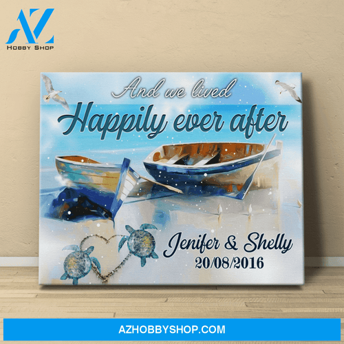 Personalized Canvas, Happy Ever After Canvas Wall Art
