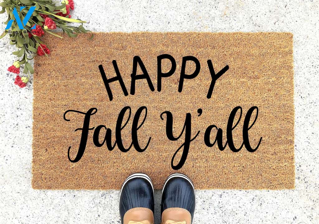Happy Fall Y’all Doormat