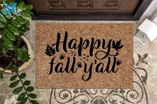 Happy Fall Y'all Doormat | Welcome Mat | House Warming Gift