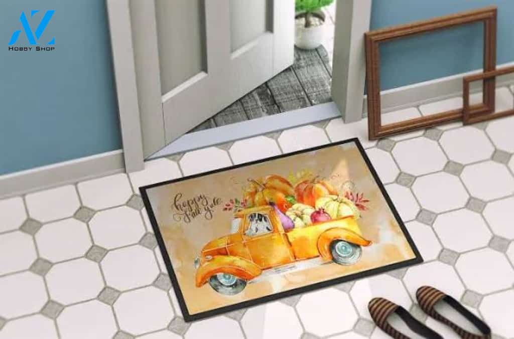 Happy Fall Y'all English Pointer Dog Doormat Welcome Mat Housewarming Gift Home Decor Funny Doormat Gift For Dog Lovers Happy Autumn Gift Ideas