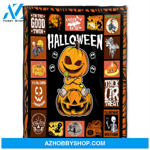 Happy Halloween Blanket, Fleece Blanket, Scary Pumpkin, Gift Home Decor Bedding Couch Sofa Soft And Comfy Cozy