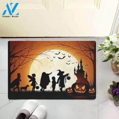 Happy Halloween Doormat Welcome Mat Housewarming Gift Home Decor Funny Doormat Gift For Friend Gift For Family Halloween Day Gift