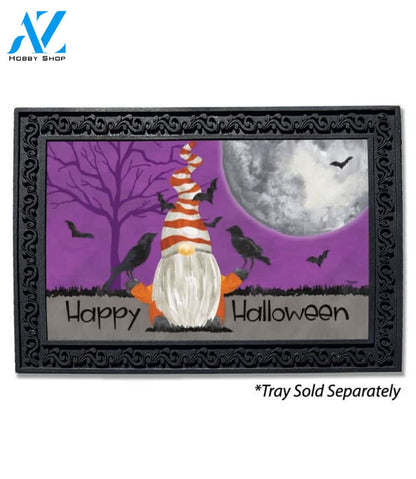 Happy Halloween Gnome Doormat - 18" x 30"