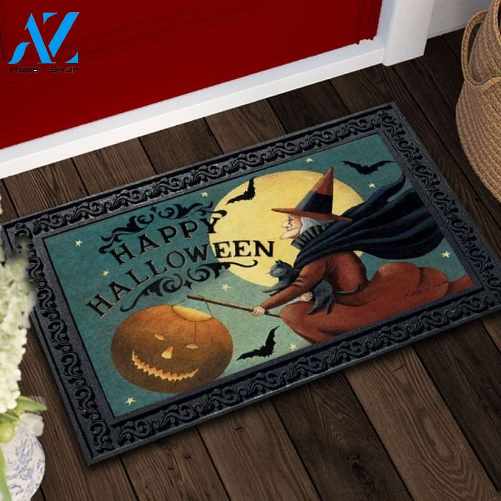 Happy Halloween Witch - Doormat - 18
