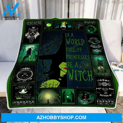 HAPPY HALLOWEEN WITCH SWITCH BLANKET Gift For Halloween , Halloween Gift, Halloween Decor