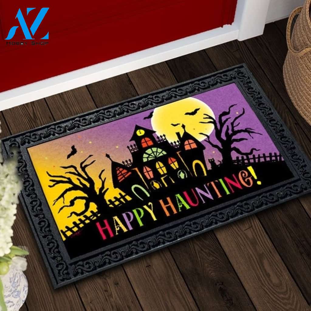 Happy Haunting Doormat - 18" x 30"