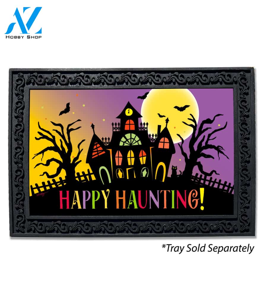 Happy Haunting Doormat - 18" x 30"