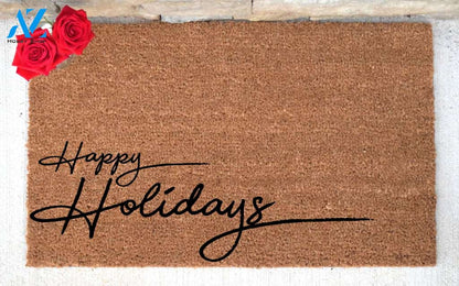 Happy Holidays Doormat
