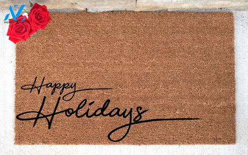 Happy Holidays Doormat