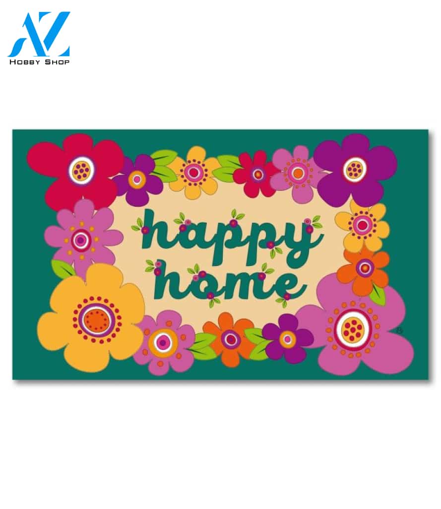 Happy Home Doormat - 18" x 30"