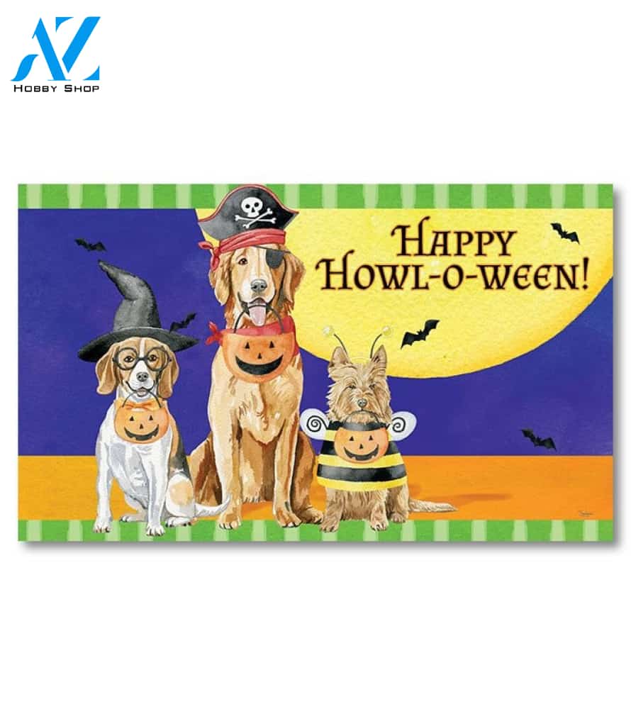 Happy Howlers  Doormat - 18" x 30"