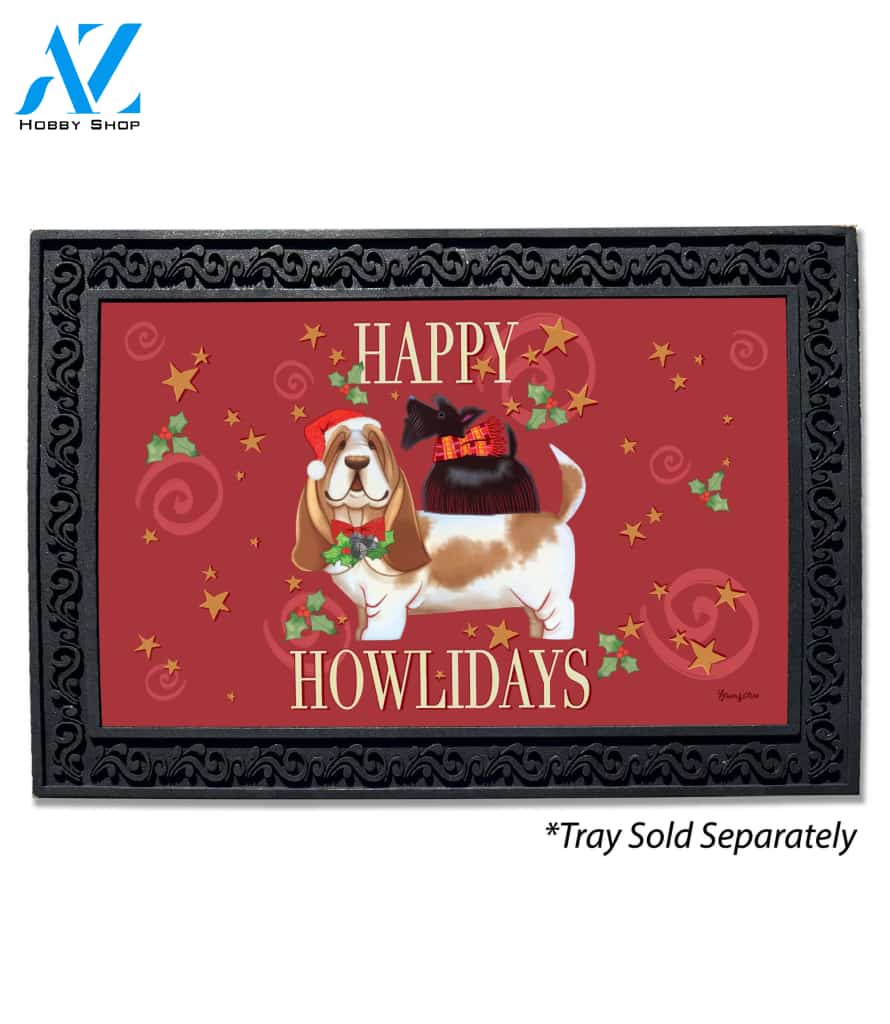 Happy Howlidays Doormat - 18" x 30"