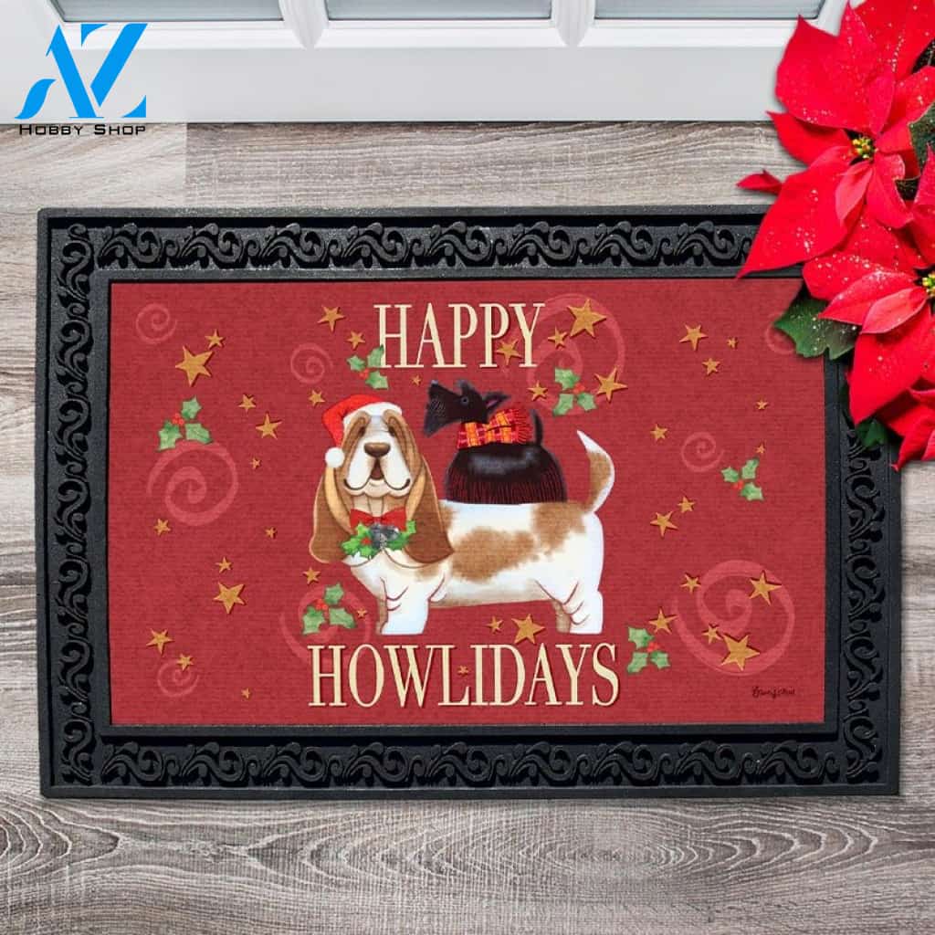 Happy Howlidays Doormat - 18" x 30"