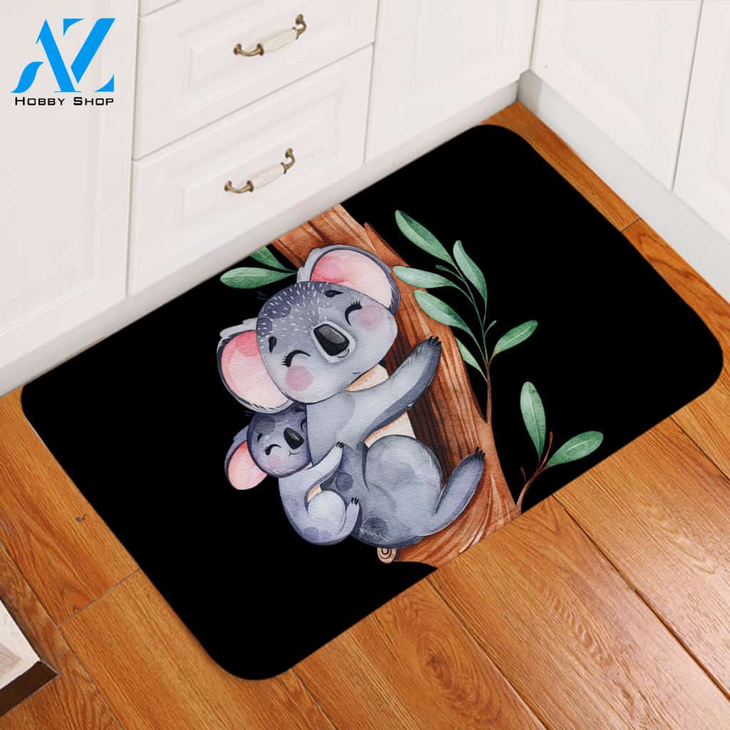 Happy Koalas Door Mat