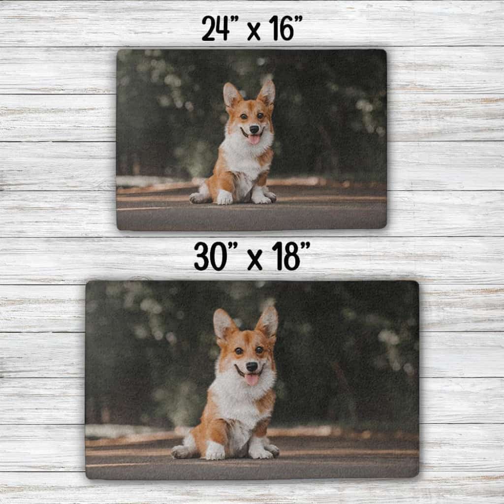 Happy Pawlidays - Personalized Custom Doormat