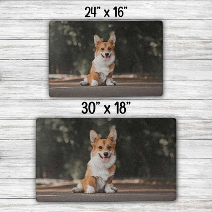 Happy Pawlidays - Personalized Custom Doormat