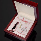 Happy Valentine's Day Babe Alluring Beauty Necklace