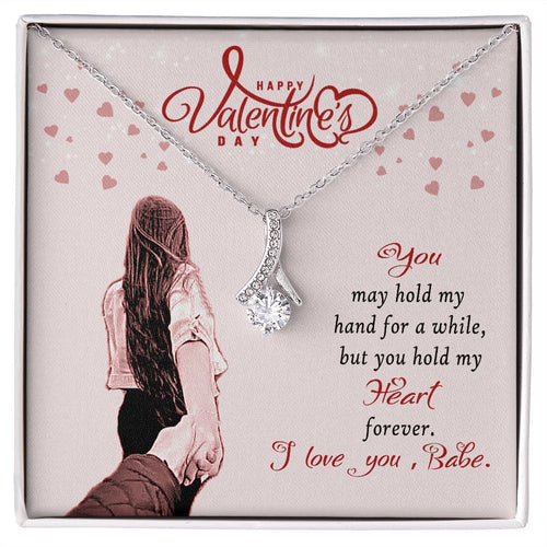Happy Valentine's Day Babe Alluring Beauty Necklace