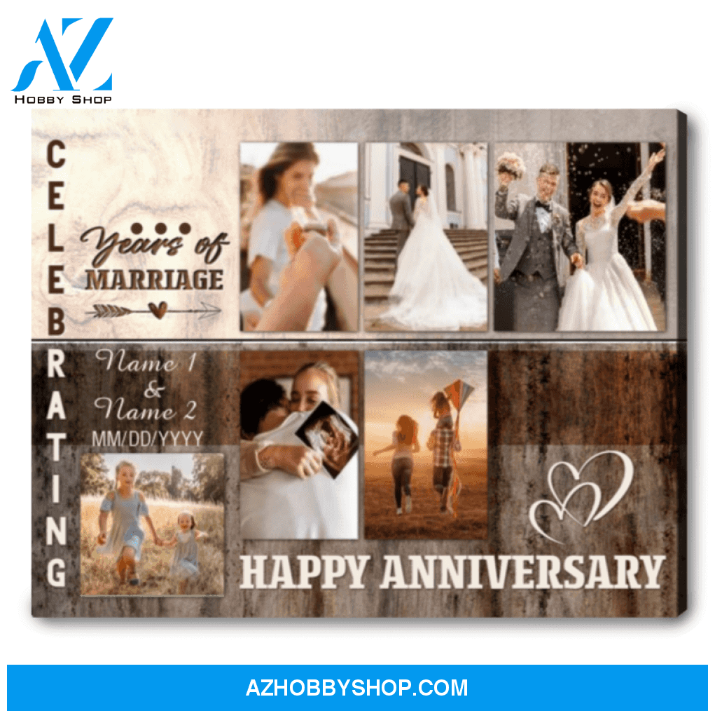 Happy Wedding Anniversary Images Marriage Gifts For Couple Wall Art Ohcanvas