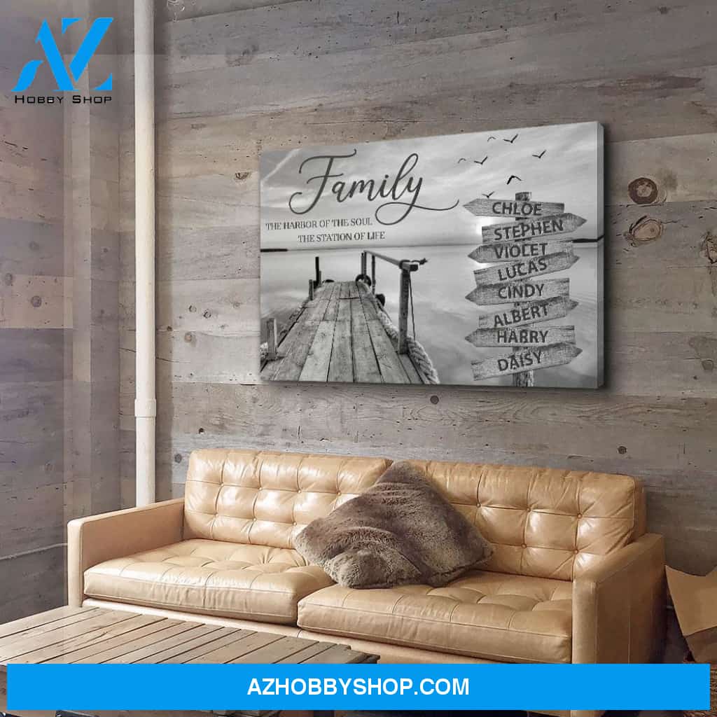 Harbor Of The Soul - Personalized Custom Name Canvas