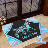 Harness Racing Personalized Custom Name Doormat Welcome Mat