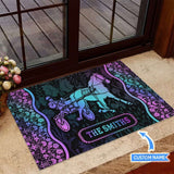 Harness Racing Personalized Custom Name Doormat Welcome Mat