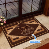 Harness Racing Personalized Custom Name Doormat Welcome Mat