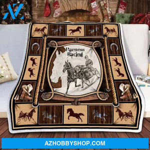 Harness Racing Sofa Throw Blanket