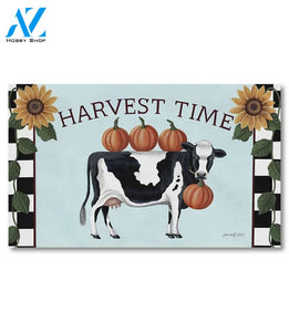 Harvest Time Cow Doormat - 18" x 30"