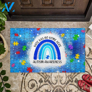 Hate Has No Home Here - Autism Awareness Doormat