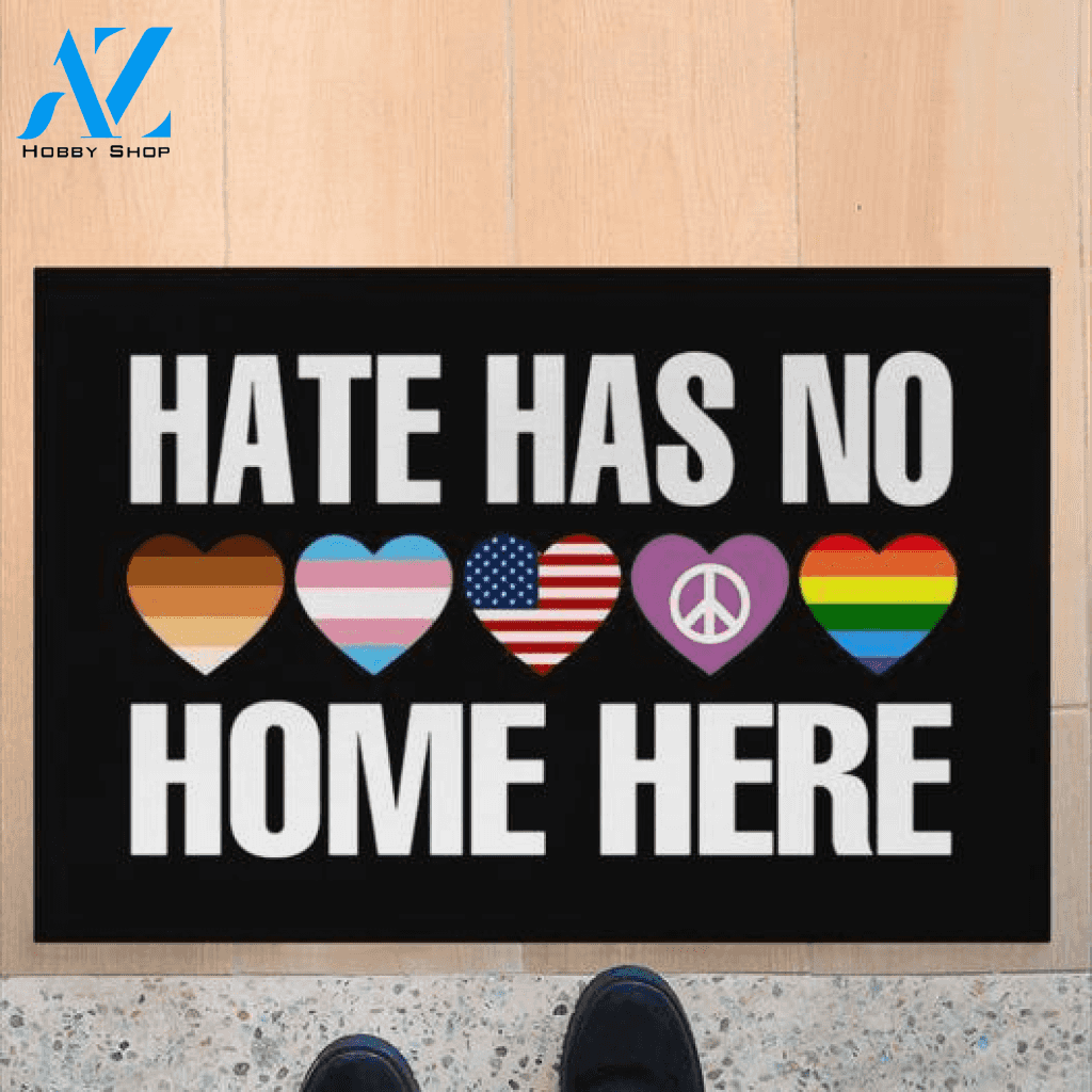 Hate Has No Home Here Doormat