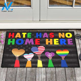 Hate Has No Home Here Doormat, LGBT Doormat, Peace Doormat, Black Lives Matter, Inclusion & Kindness Doormat, Welcome Doormat, Home Decor
