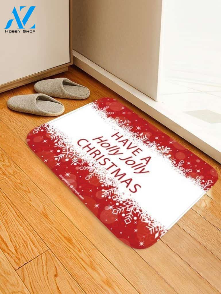 Have A Holly Jolly Christmas Snowflake CLH0910197D Doormat