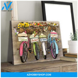 Have Courage Hummingbird Wall Art Canvas