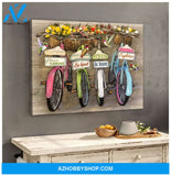 Have Courage Hummingbird Wall Art Canvas