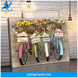 Have Courage Hummingbird Wall Art Canvas